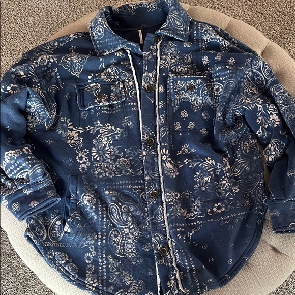 Gently Used Free People Ruby West Coast Bandana Jacket XS - Picture 3 of 7